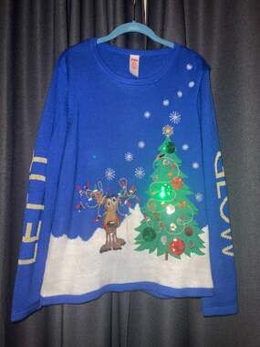Ugly Christmas Sweater Xmas Size XL